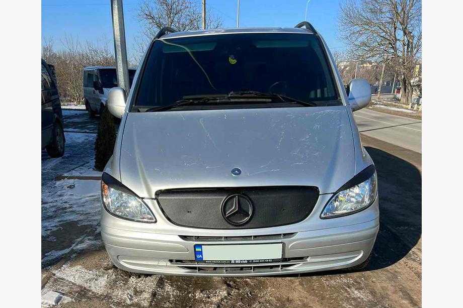 Mercedes Vito W639 2004–2014 Ziemas radiatora restes aizsegs (2003-2010) Matēta Foto 1