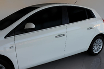 Fiat Bravo 2008–2016 Logu stiklu moldingi (6 gab., nerūsējošais tērauds) foto 1