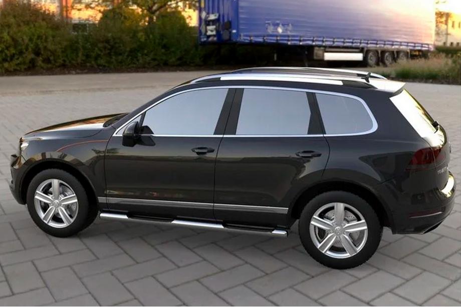 Volkswagen Touareg 2010–2018 Sānu caurules (2 gab., nerūsējošais tērauds) Image
