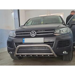 Priekšējais bullbar WT003 (nerūsējošais tērauds) foto 2