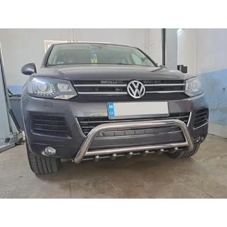 Priekšējais bullbar WT003 (nerūsējošais tērauds) foto 1