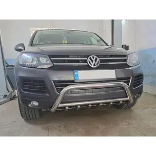Priekšējais bullbar WT003 (nerūsējošais tērauds) foto 1