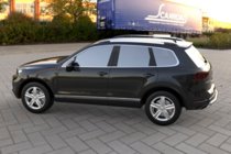 Volkswagen Touareg 2010–2018 Aizmugurējais aizsargstienis (nerūsējošais tērauds) foto 2