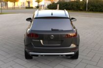 Volkswagen Touareg 2010–2018 Aizmugurējais aizsargstienis (nerūsējošais tērauds) foto 1