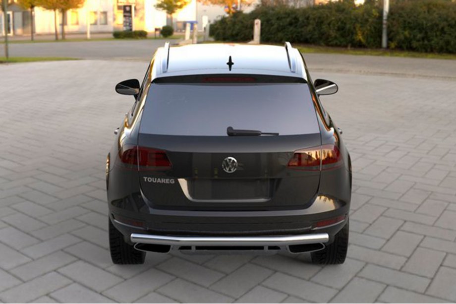 Volkswagen Touareg 2010–2018 Aizmugurējais aizsargstienis (nerūsējošais tērauds) Image