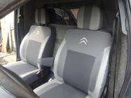 Citroen Jumpy 2007–2017 Autosēdekļu pārvalki (mākslīgā āda↗audums, Premium) foto 3