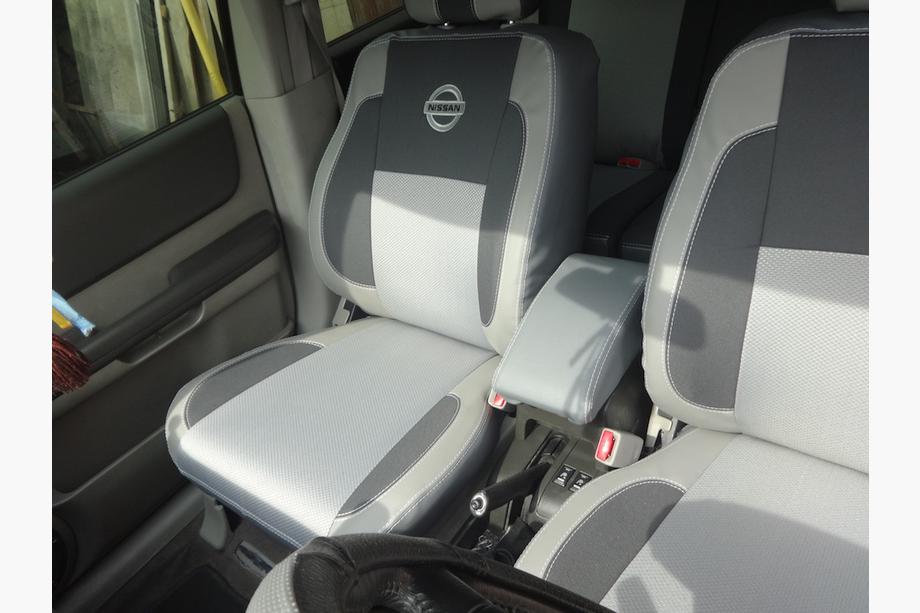 Nissan X-trail T30 2002–2007 Autosēdekļu pārvalki (mākslīgā āda↗audums, Premium) Foto 4
