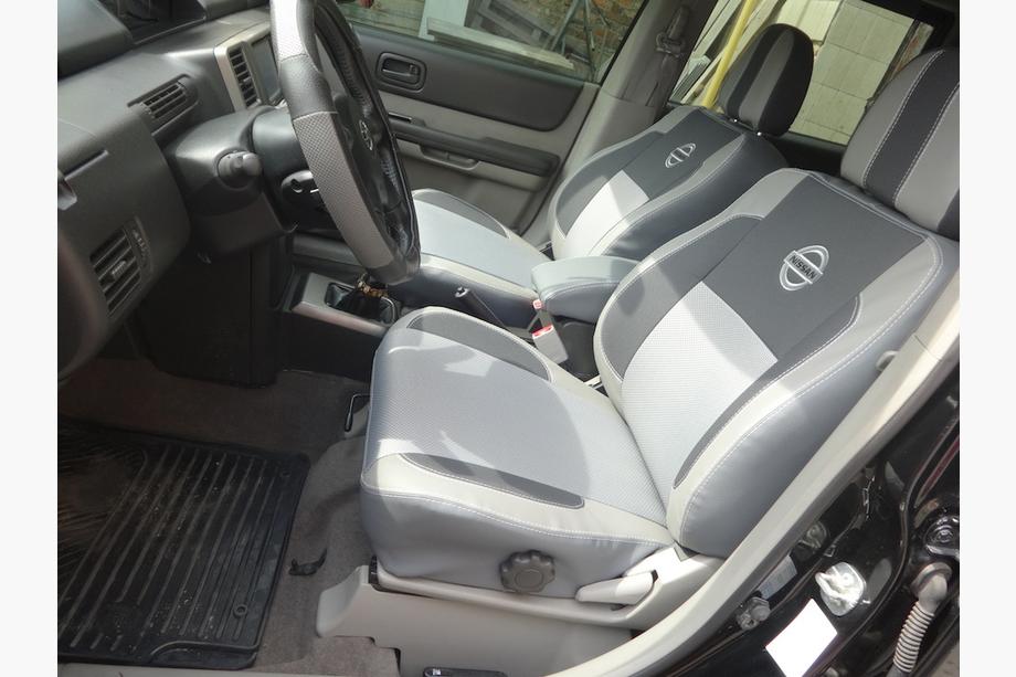 Nissan X-trail T30 2002–2007 Autosēdekļu pārvalki (mākslīgā āda↗audums, Premium) Foto 6