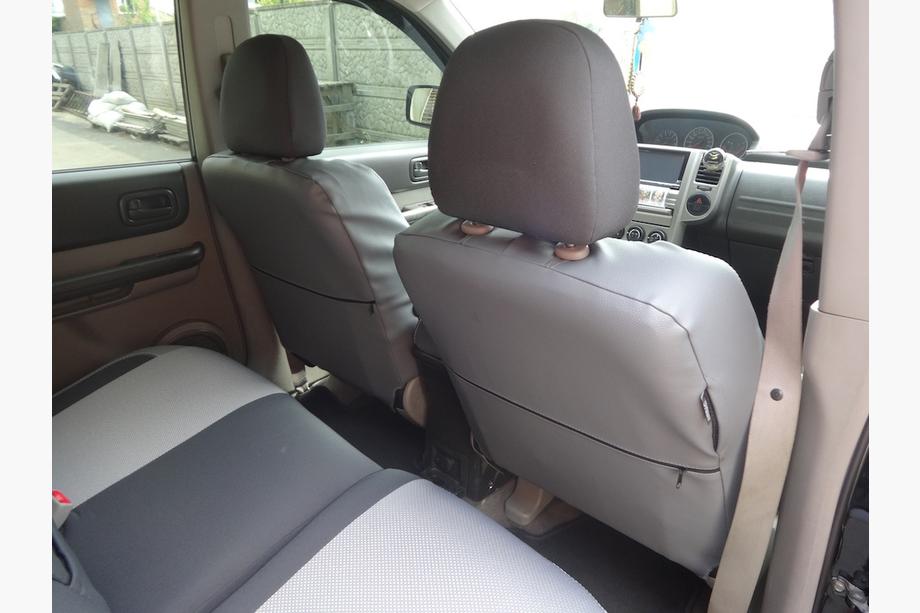 Nissan X-trail T30 2002–2007 Autosēdekļu pārvalki (mākslīgā āda↗audums, Premium) Foto 22