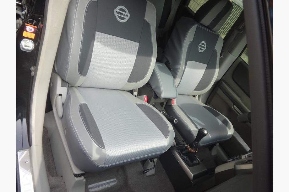 Nissan X-trail T30 2002–2007 Autosēdekļu pārvalki (mākslīgā āda↗audums, Premium) Foto 24