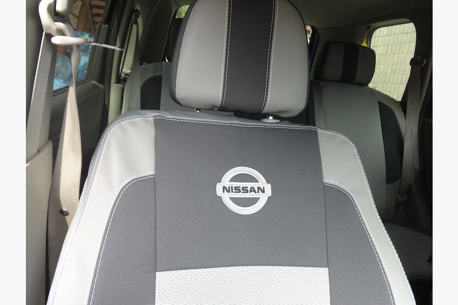 Nissan X-trail T30 2002–2007 Autosēdekļu pārvalki (mākslīgā āda↗audums, Premium) Foto 27