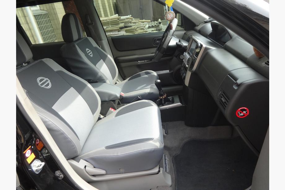 Nissan X-trail T30 2002–2007 Autosēdekļu pārvalki (mākslīgā āda↗audums, Premium) Foto 29