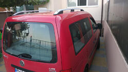 Volkswagen Caddy 2004–2010 Jumta reliņi Skyport GREY Standarta bāze foto 11