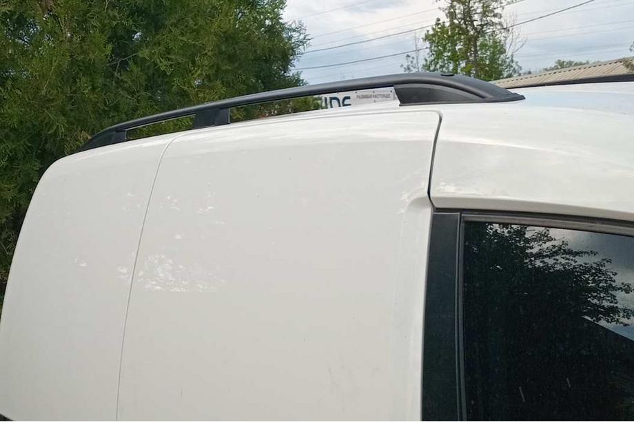 Volkswagen Caddy 2010–2015 Jumta relingi Skyport BLACK Maxi riteņu bāze Foto 7