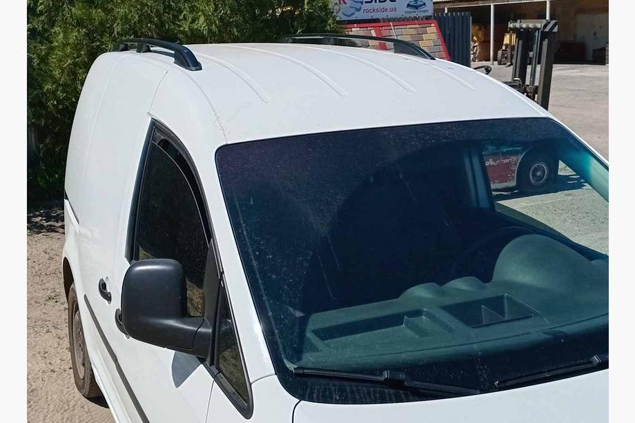 Volkswagen Caddy 2010–2015 Jumta relingi Skyport BLACK Maxi riteņu bāze Foto 8