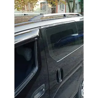 Hromēti jumta reliņi Nissan NV200 2009– foto 1