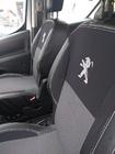 Peugeot Partner Tepee 2008–2018 Autosēdekļu pārvalki (ādas aizvietotājs + audums, Premium) foto 4