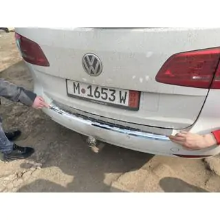 Aizmugurējā bufera uzlika Carmos (nerūsējošais tērauds) foto 2