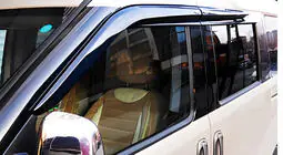 Fiat Doblo II 2010–2022 Logu vēja deflektori (4 gab., Sunplex Sport) foto 1