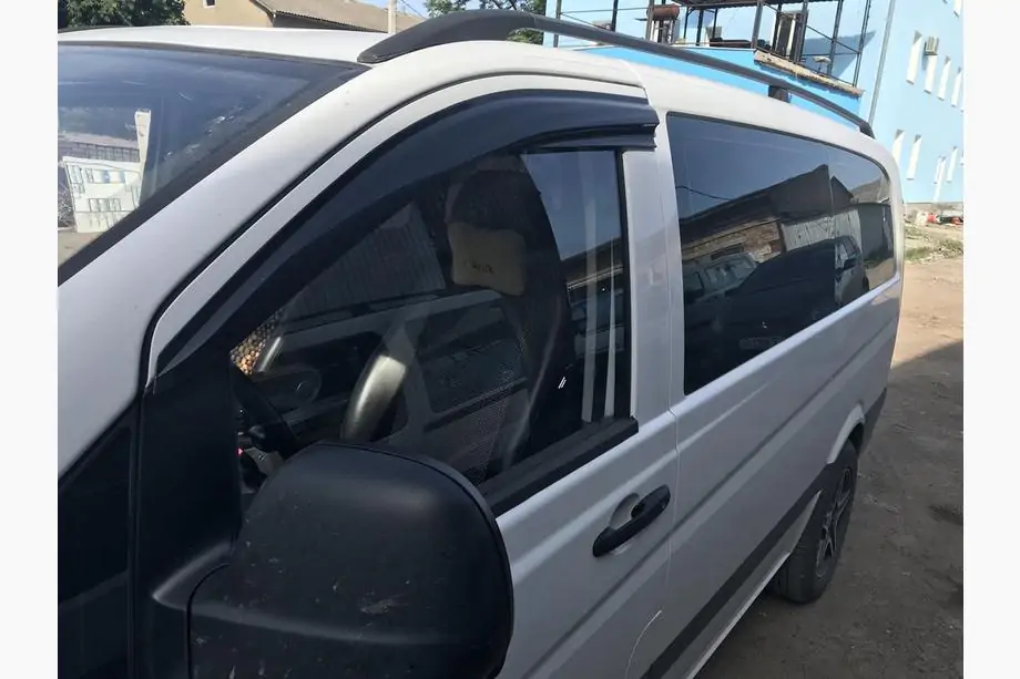 Mercedes Vito W639 2004–2014 Logu vēja deflektori (2 gab., Sunplex Sport) Foto 5