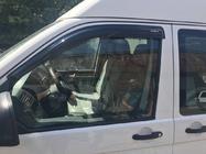 Volkswagen T5 Transporter 2003–2010 Logu vēja deflektori (2 gab., MyRacing) foto 3