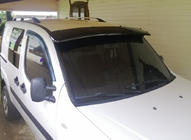 Fiat Doblo I 2001–2005 Vējstikla vizieris (melns spīdīgs, 5 mm) foto 11