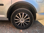 Volkswagen Caddy 2010–2015 Spārnu arku uzlikas (matēti melnas) Īsā bāze, 1 sānu (plastmasa) foto 9