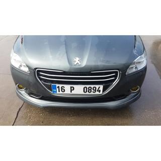 Priekšējā bufera lūpas spoileris (2012-2017, krāsošanai) foto 2