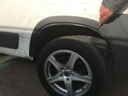 Fiat Ducato 2006–2025 Riteņu arku uzlikas (4 gab., melnas) Metāla foto 6