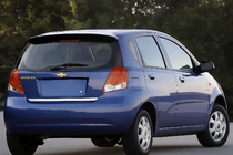 Chevrolet Aveo T200 2002–2008 Bagāžnieka malas uzlika (nerūsējošā tērauda) Sedans foto 1