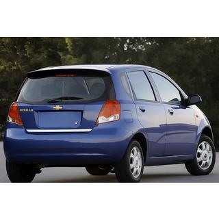 Bagāžnieka malas uzlika (nerūsējošā tērauda) Chevrolet Aveo T200 2002–2008 foto 1