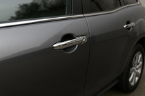 Mazda CX-7 2006–2012 Durvju rokturu uzlikas V2 (4 gab., nerūsējošais tērauds) foto 1