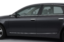 Audi A3 2003–2012 Durvju rokturu uzlikas 2008-2012 (nerūsējošais tērauds) foto 1