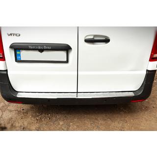 Aizmugurējā bufera uzlika Carmos (nerūsējošais tērauds) Mercedes Vito/V klase W447 2014– foto 3
