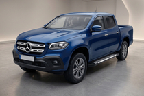 Mercedes X class 2017–2020 Sānu sliekšņi Line (2 gab., alumīnijs) foto 1