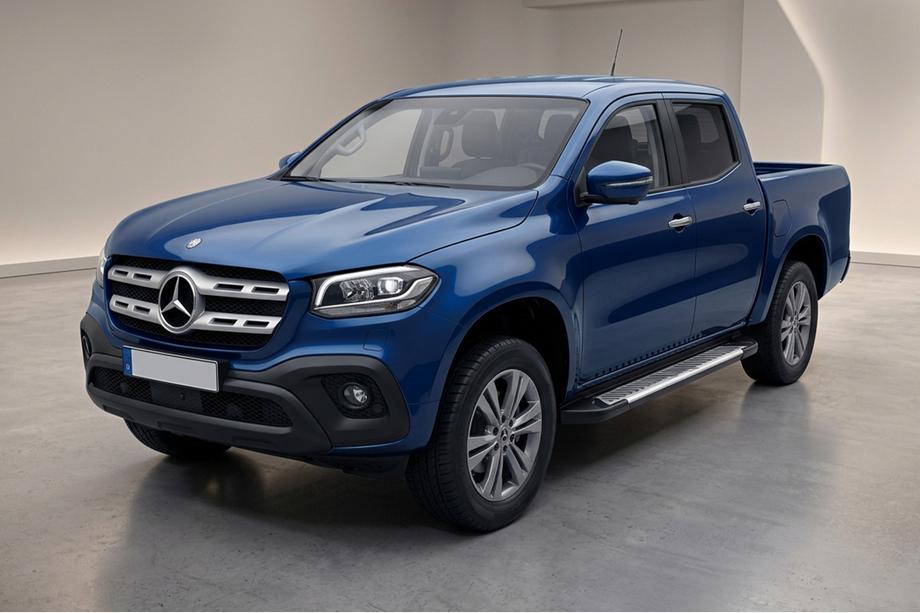 Mercedes X class 2017–2020 Sānu sliekšņi Line (2 gab., alumīnijs) Image