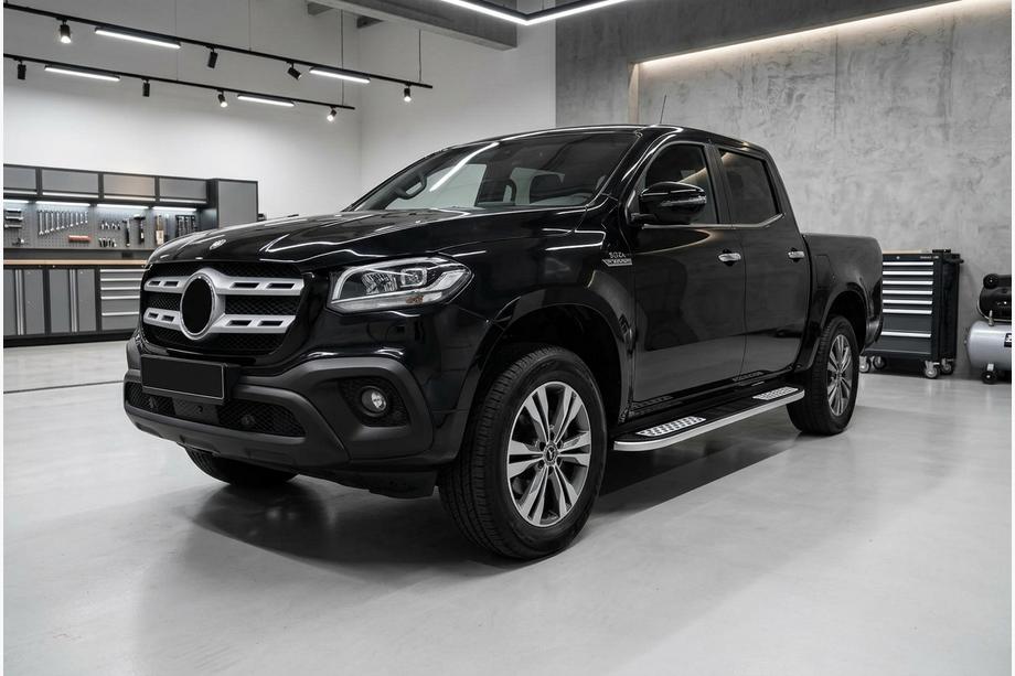 Mercedes X class 2017–2020 Sānu pakāpieni Tayga Grey V2 (2 gab., alumīnijs) Image