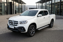 Mercedes X class 2017–2020 Sānu sliekšņi Maya V4 (2 gab., alumīnijs) foto 1