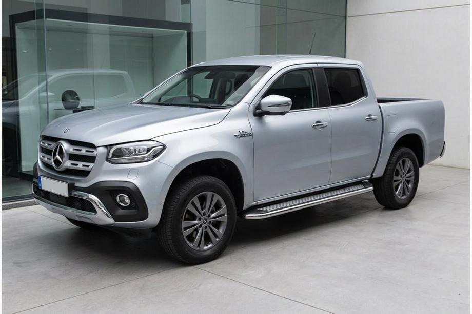 Mercedes X class 2017–2020 Sānu sliekšņi Maydos V2 (2 gab., alumīnijs) Image