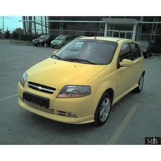 Priekšējā bampera uzlika (krāsošanai) Chevrolet Aveo T200 2002–2008 foto 2
