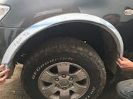 Mitsubishi L200 2006–2015 Riteņu arku uzlikas (4 gab., nerūsējošais tērauds) foto 4