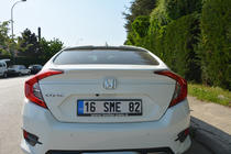 Honda Civic Sedans X 2016–2021 Spoileris Anatomic (krāsošanai) foto 4