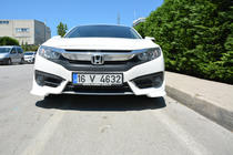 Honda Civic Sedans X 2016–2021 Priekšējā bampera stūra uzlikas (krāsošanai) foto 5