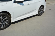 Honda Civic Sedans X 2016–2021 Sānu sliekšņi (krāsošanai) foto 4