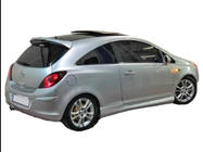 Opel Corsa D 2007–2014 2 durvju spoileris (krāsošanai) foto 1