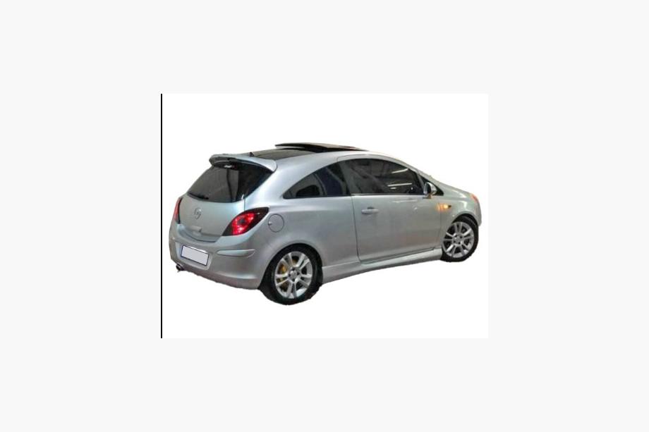 Opel Corsa D 2007–2014 2 durvju spoileris (krāsošanai) Image