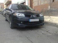 Renault Megane II 2004–2009 Priekšējā bufera lūpas uzlika 2006-2009 (krāsošanai) foto 1