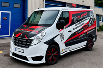 Renault Master 2011–2023 AMG priekšējais buferis (uzlika, krāsošanai) foto 1