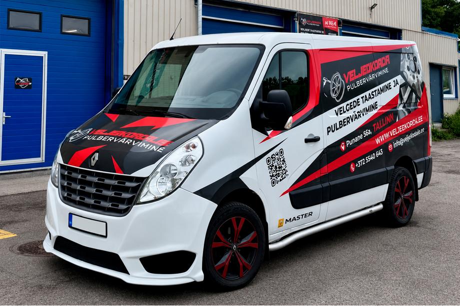 Renault Master 2011–2023 AMG priekšējais buferis (uzlika, krāsošanai) Image
