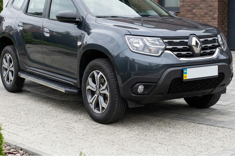 Renault Duster 2018–2024 Sānu sliekšņi Duru (2 gab., alumīnijs) Image